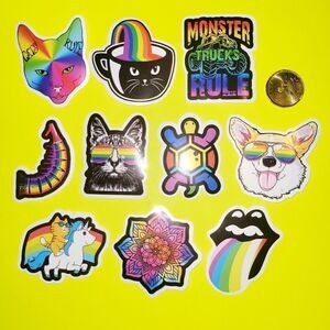 3/$20 Brand New 10x Waterproof Funny Graphic stickers #7